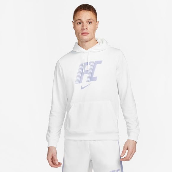 NIKE Dri-FIT F.C. Men's Fleece Football Hoodie NWT - Picture 1 of 8